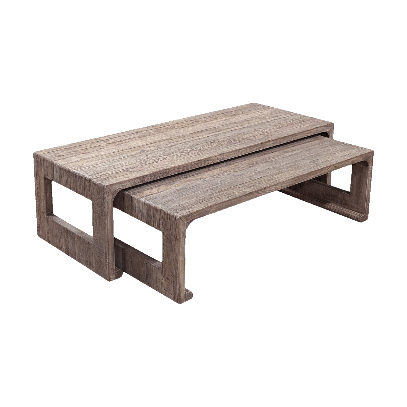 Reclaimed Oak Nesting Coffee Table