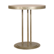 Round Bistro Table in Antique Brass
