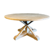 Round Dining Table Bleached Elm