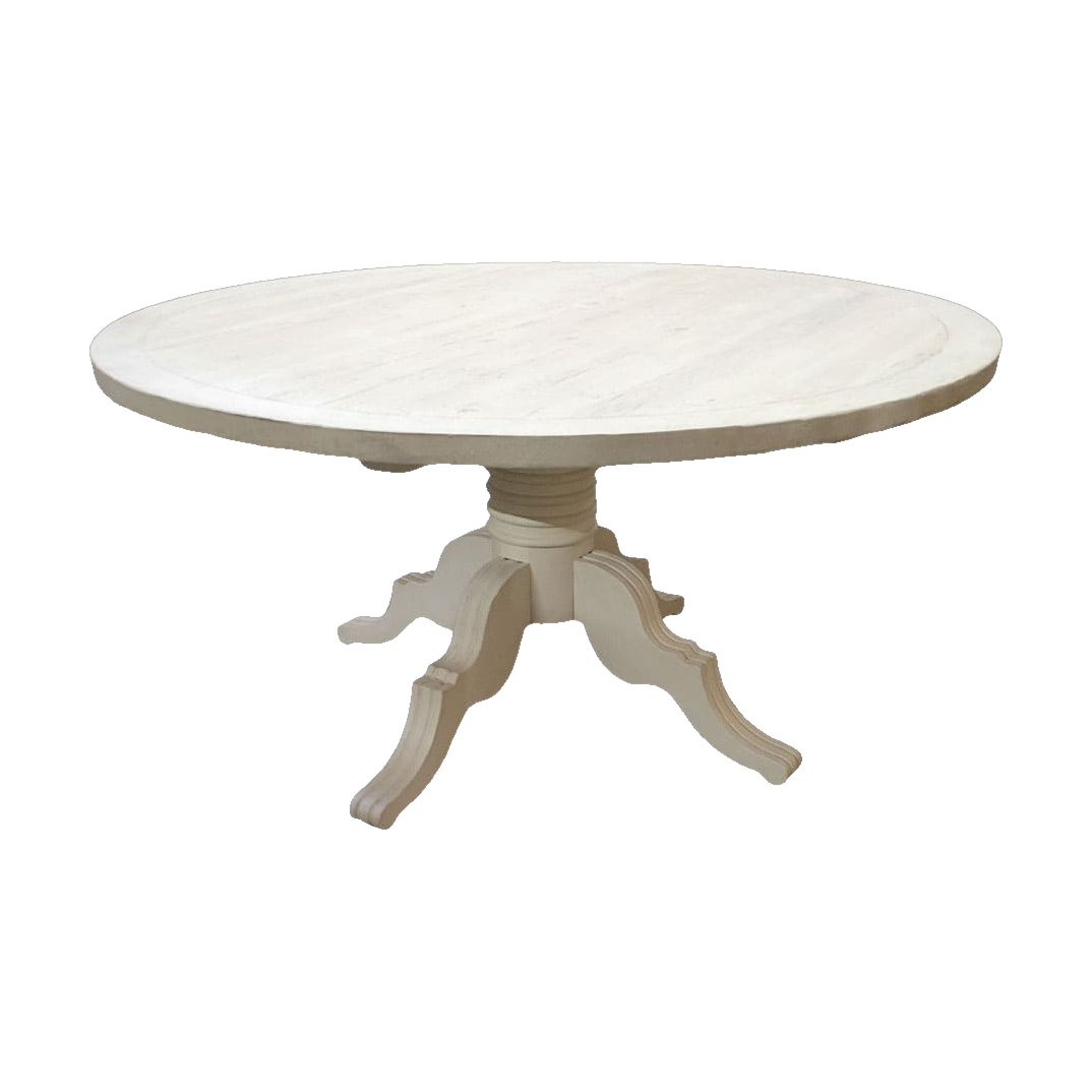 Round Table in White