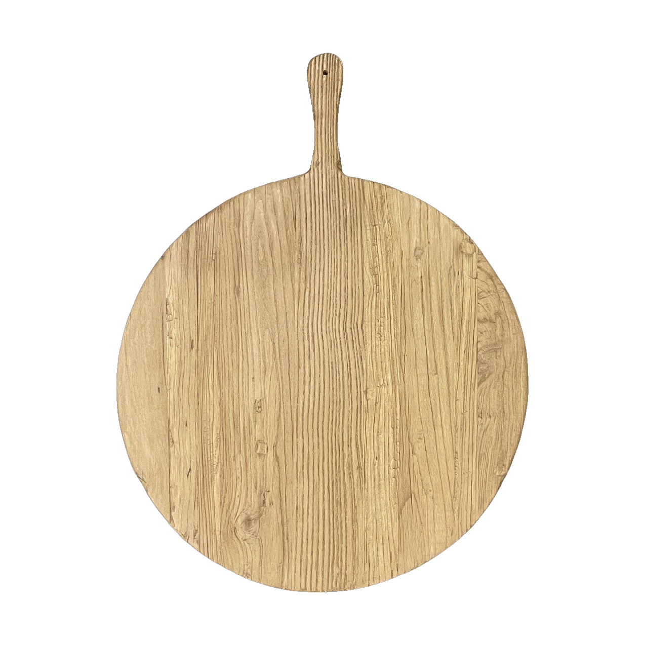 Round Wood Board Natural Reclaimed Elm