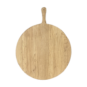 Round Wood Board Natural Reclaimed Elm