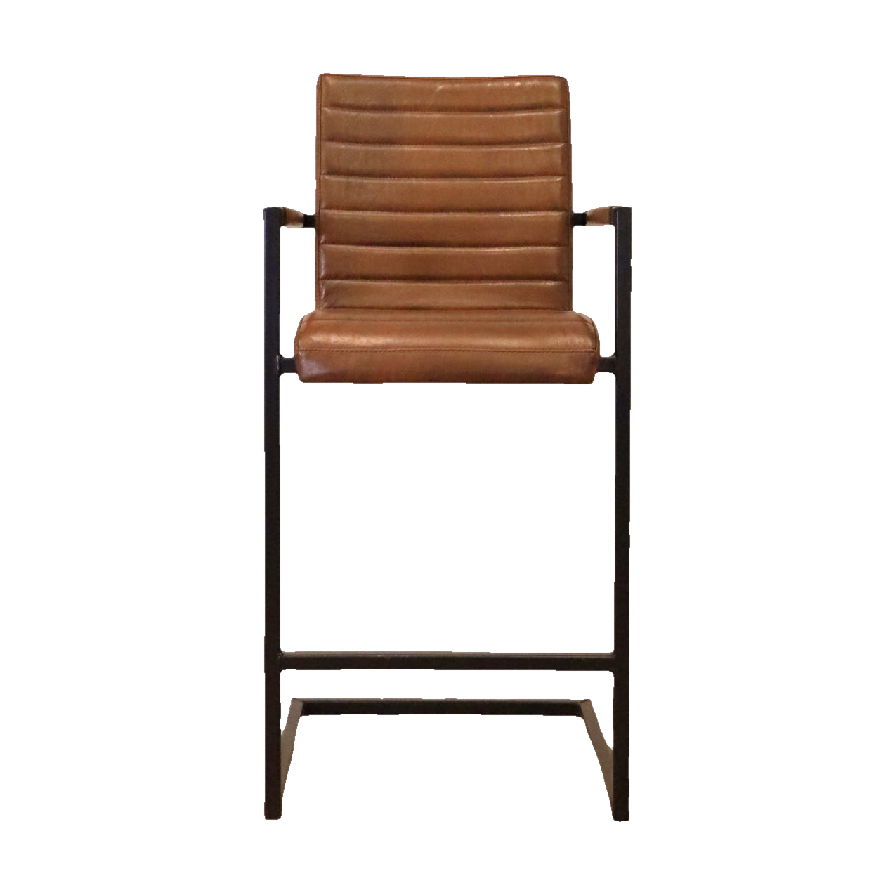 Sabina Barstool in Light Brown Leather