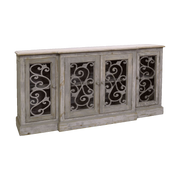 Sideboard with Iron Fretwork