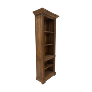 Single Open Bookcase in Old Pine