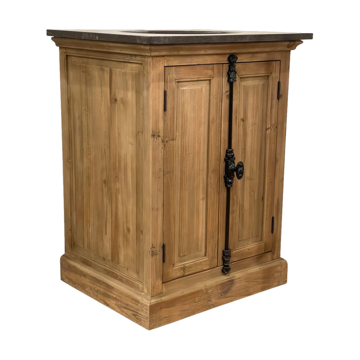 Single Vanity with Panel Door in Natural