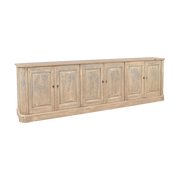 Six Door Sideboard in Distressed Blue