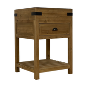 Small Kitchen Island with Blue Stone Top