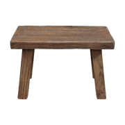 Small Stool in Natural Elm