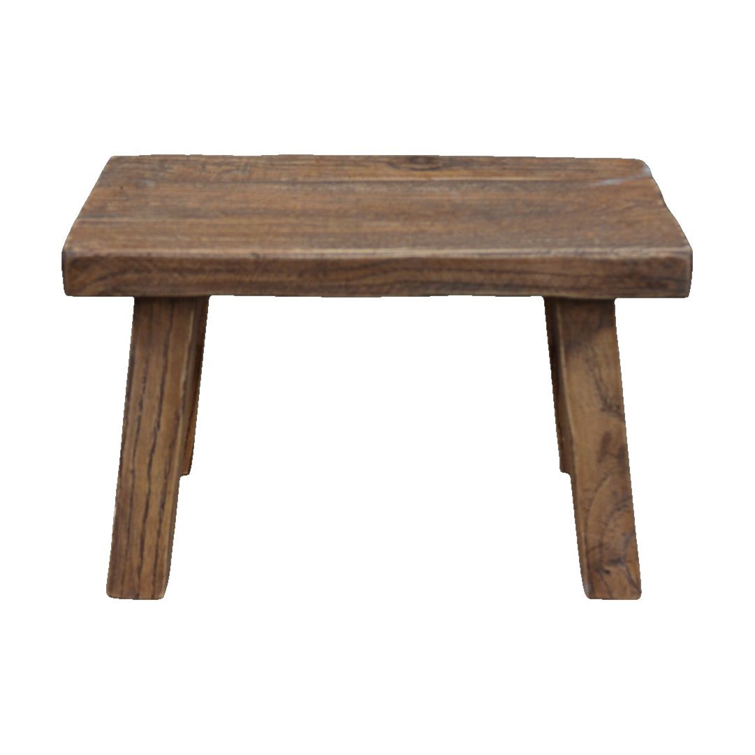 Small Stool in Natural Elm