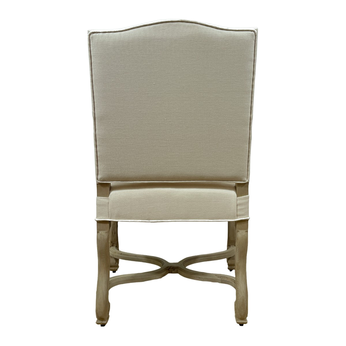 Dafny Arm Chair Distressed Oak/ Linen