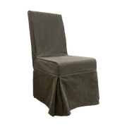 Square Back Slipcovered Side Chair