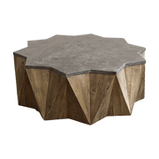 Star Coffee Table Pine w/ Blue Stone Top
