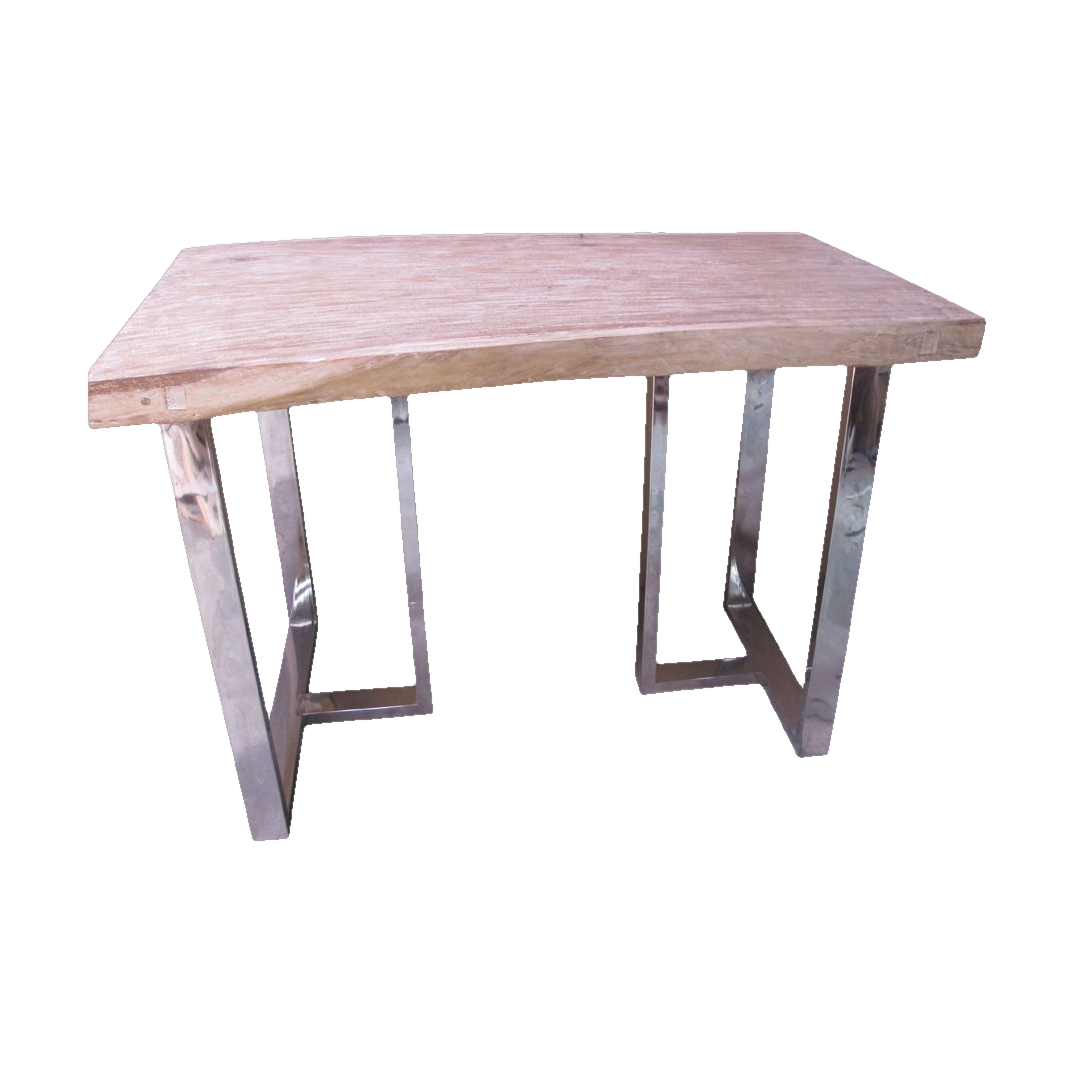 Suar Wood Bar Table Washed