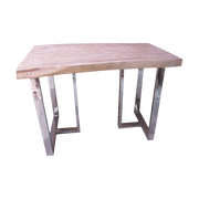 Suar Wood Bar Table Washed