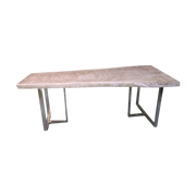Suar Wood Bar Table Washed Finish