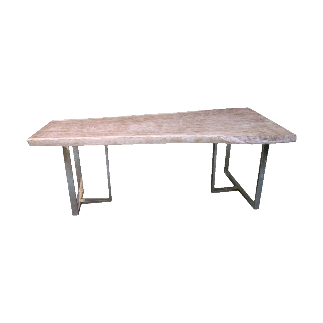 Suar Wood Bar Table Washed Finish
