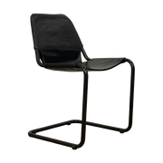 Tondo Chair in Black Leather