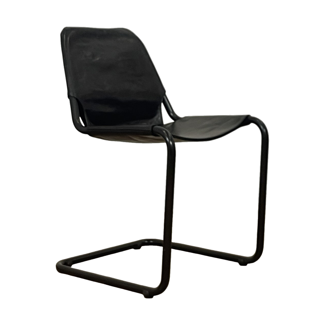Tondo Chair in Black Leather