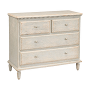 Two Over Two Chest in Distressed Blue