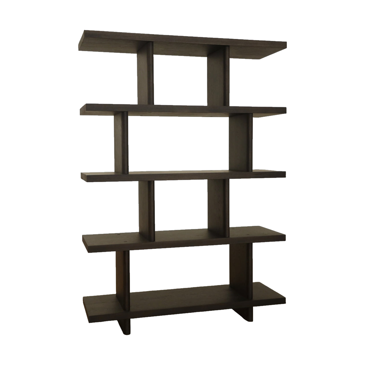 Valencia Bookcase in Black Oak