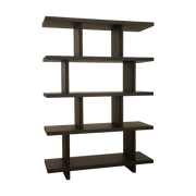 Valencia Bookcase in Black Oak